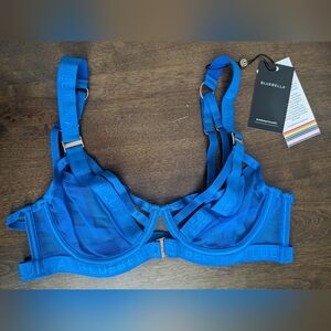 Bluebella Blue Strappy Bra 34B